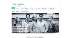 Desktop Screenshot of holtelaegehus.dk